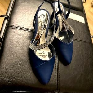 Blue stilettos. New. Never used. Size 7.5